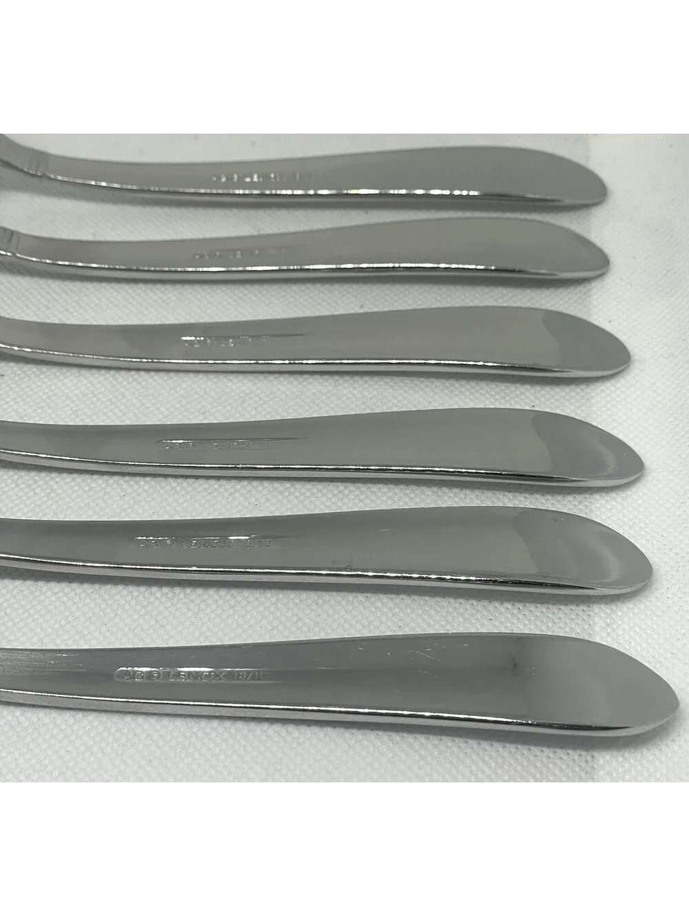 (6) Lenox ACCOUTREMENTS Stainless 18/10 Dinner Fork Lot ~ 8 1/8”